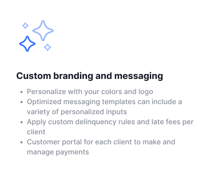 Customize branding and messaging